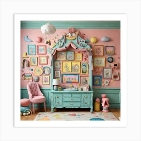 Mermaid Room Art Print