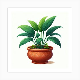 Potted Plant 9 Art Print