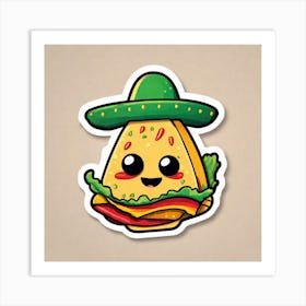 Taco Sticker 13 Art Print