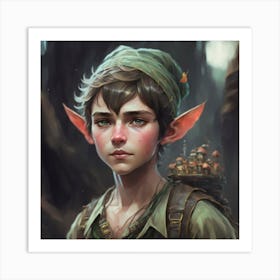 Zelda Elf Art Print