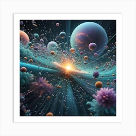 The Beauty Of Quantum Physics 3 Art Print