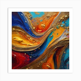 Abstract Painting 1 Art Print