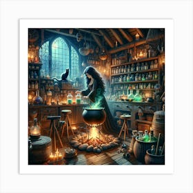 Witch Hut Art Print