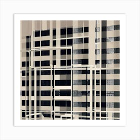 Abstract Cityscape Art Print