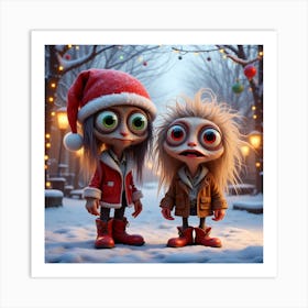 Santa'S Little Helpers 2 Art Print