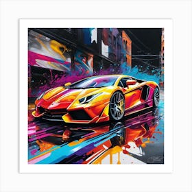 'Lambo' 3 Art Print