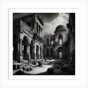 Ruins Of A palace Art Print