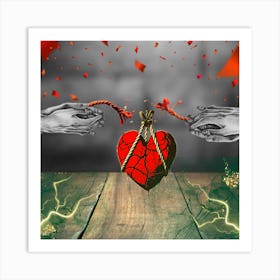 Heart Of Love Art Print