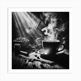 Coffee And Smoke Art Print