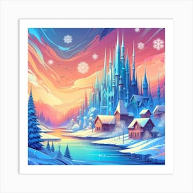 Winter Landscape 9 Art Print