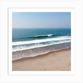 aerial view ofbeach 8 Art Print