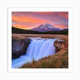 Mt Hood At Sunset Art Print