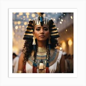 Egyptian queen ( pharaoh and ancient Egyptian ) Art Print