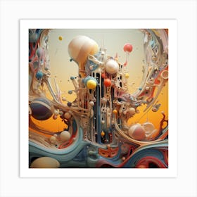 Abstract Painting 12 Art Print