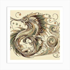 Seahorse Art Print