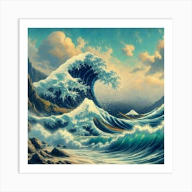 Great Wave Off Kanagawa Art Print