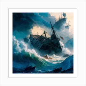 Shipwreck Art Print