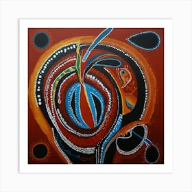 Aboriginal Painting 4 Art Print