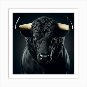 Bull Stock Photos & Royalty-Free Images Art Print