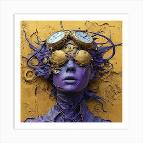 Steampunk Woman 1 Art Print