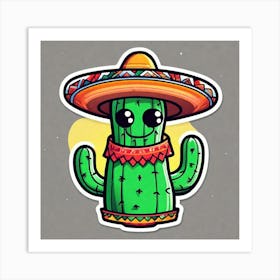 Mexican Cactus 26 Art Print