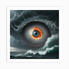 Eye Of The Storm 3 Art Print