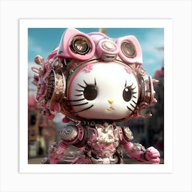 Hello Kitty Steampunk 7 Art Print