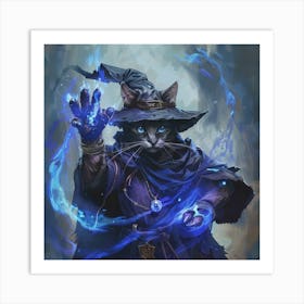 Wizard Cat 2 Art Print