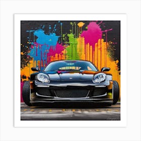 Porsche Cayman 1 Art Print