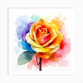 Asm Watercolor Rose In Different Colors 6b3ca89d Db35 414f Ba0c Be91912287c3 Poster