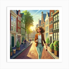 Quiet Lane Art Print