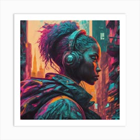 Urban Life Art Print