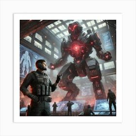 General Drax Mech Engineering Art Print