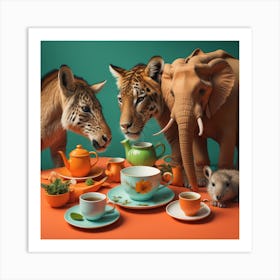 Tea Party Art Print