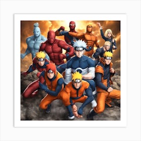 Naruto 4 Art Print