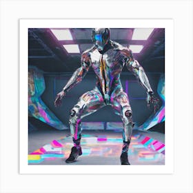 Futuristic Man 210 Art Print