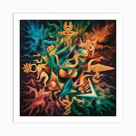 Abstract Painting Alchemy Art Print Art Print