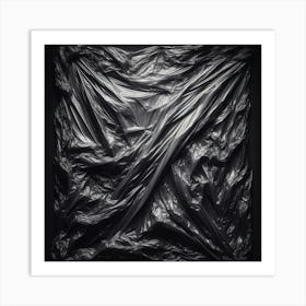 Black Plastic Bag Art Print