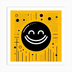 Smiley Face 21 Art Print