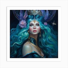 Mermaid 16 Art Print