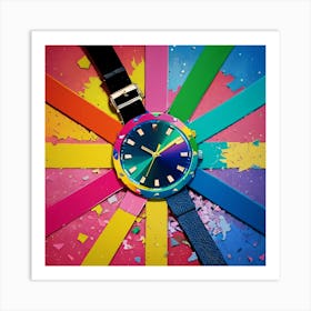 Rainbow Watch Art Print