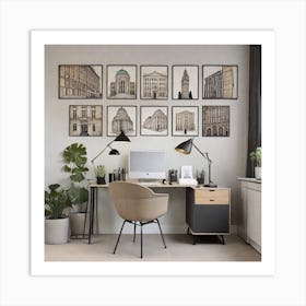 Home Office Art Print