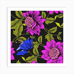 Botany Floral Flower Plant Petals 1 Art Print