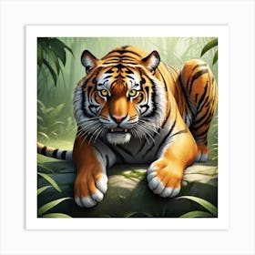 tiger of banghal Art Print