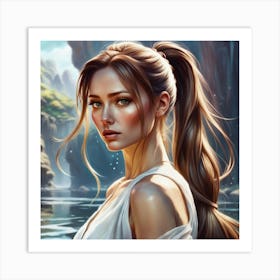 Graceful Girl Art Print