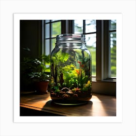 Jar Of Plants 2 Art Print