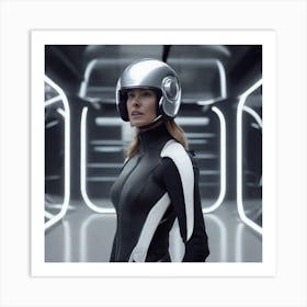 Futuristic Woman 20 Art Print