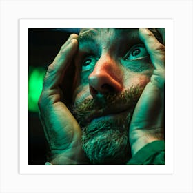 Man With A Beard 3 Art Print