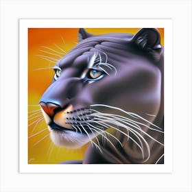 Beautiful Panther 1 Art Print