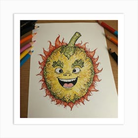 Sour Melon Art Print